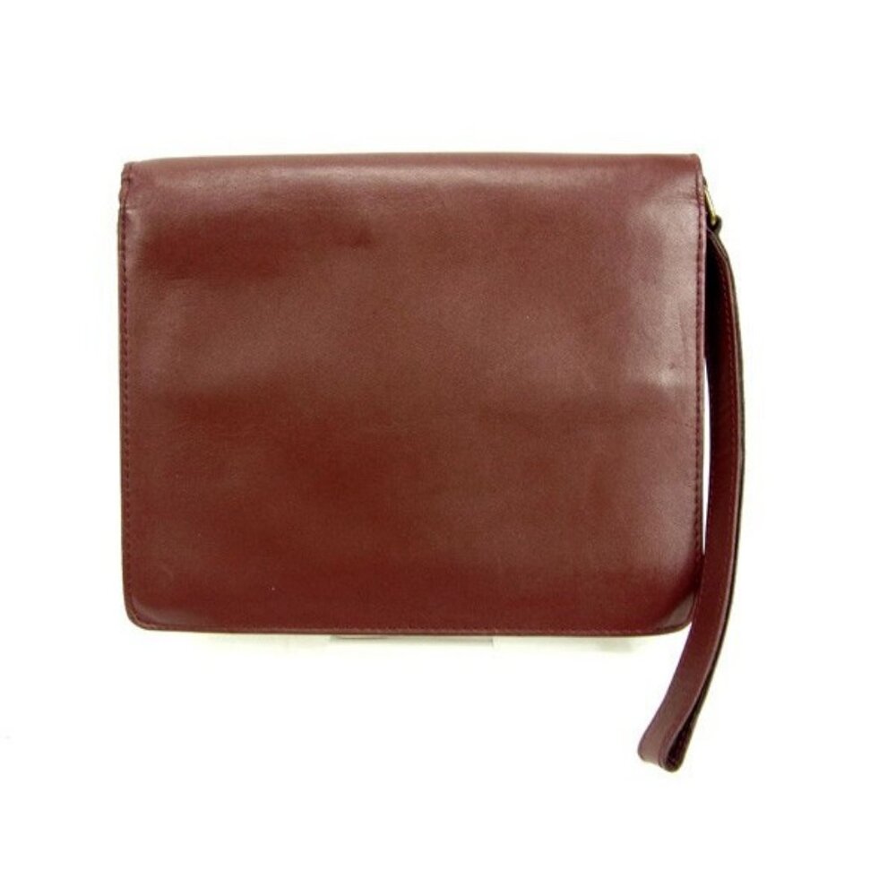 Cartier Clutch bag Mastline Red Woman unisex Authentic